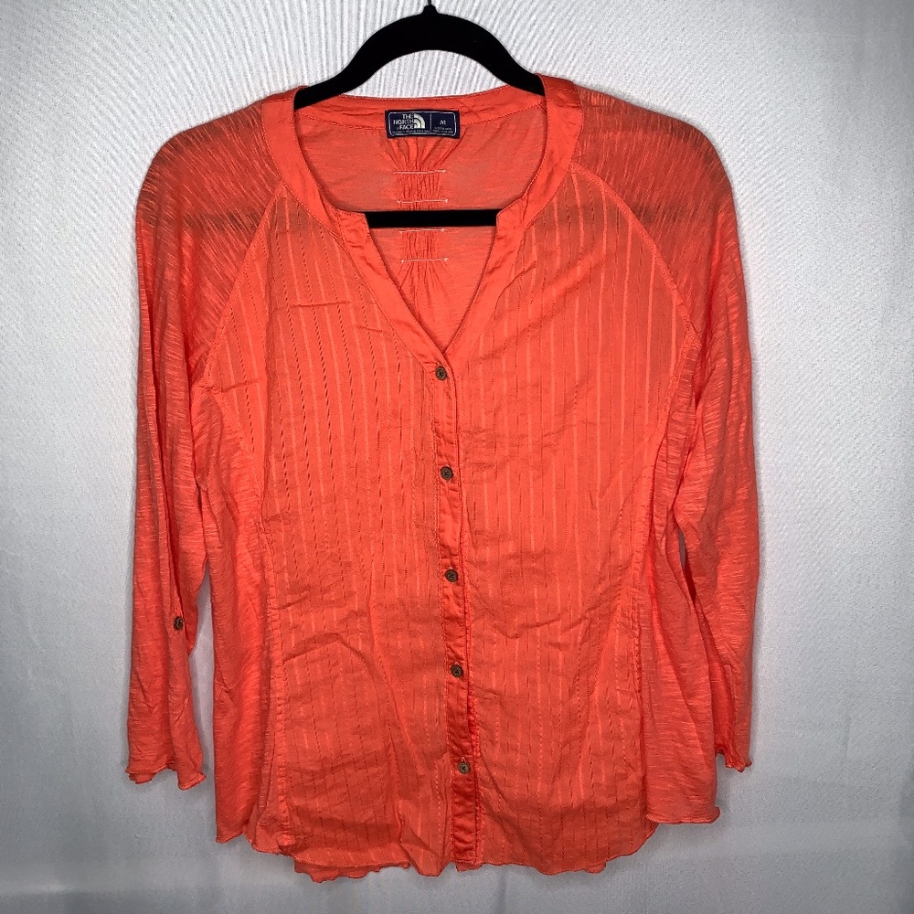 The North Face Button Up 3/4 Sleeve Shirt